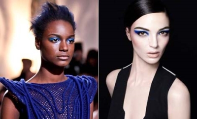 голубые тени тренды макияжа зимой 2011 2012