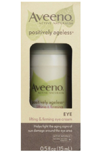 лучшие антивозрастные кремы Aveeno Positively Ageless Lifting & Firming Eye Cream