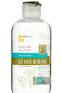 современные средства для демакияжа O’Herbal Micellar Solution For Dry Skin
