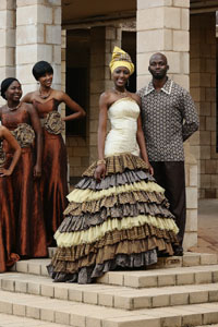 национальные свадебные платья Африки