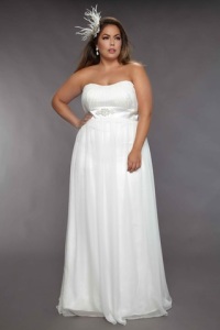 свадебное платье для полных невест