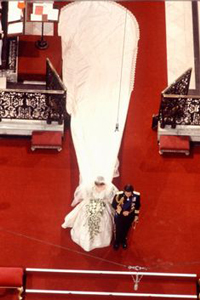 история создания свадебного платья принцессы Дианы