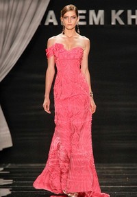 лучшие яркие платья весенне летних коллекций 2012 Naeem Khan