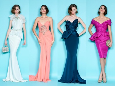 модные вечерние платья 2012