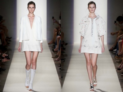 тотально белый образ гардероб 2012 Vanessa Bruno