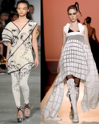 мода 2010 модные ансамбли