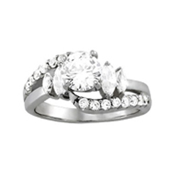 уникальные кольца на помолвку