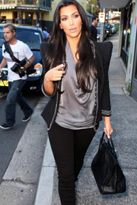 джинсы-скинни по фигуре Kim Kardashian