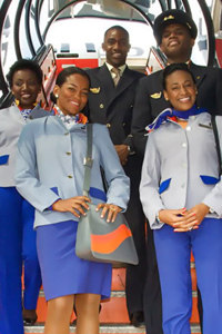 костюм стюардессы TAAG Angola