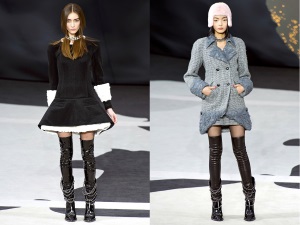 Яркие аксессуары и твидовые пальто 2013 от Chanel