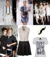 Модные тренды лета 2012: черный и белый